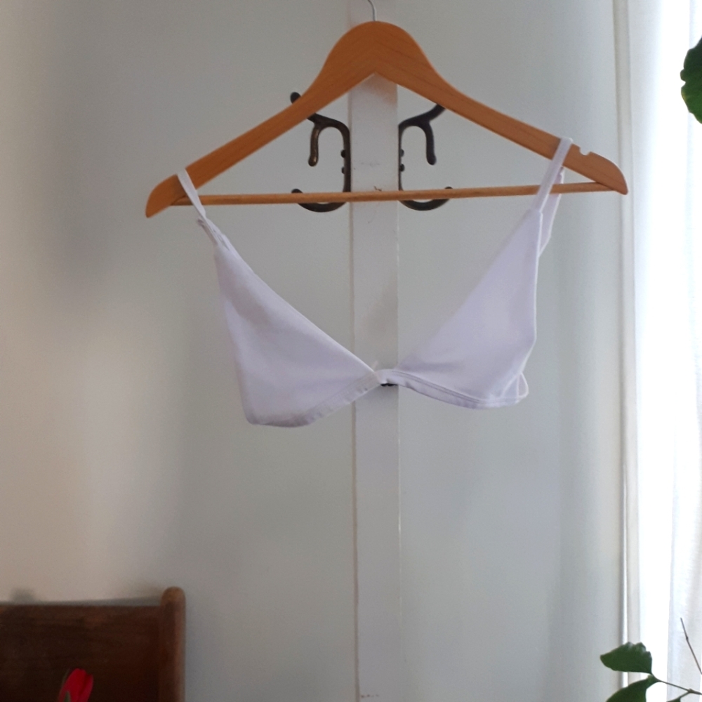 Free with purchase- white bikini top